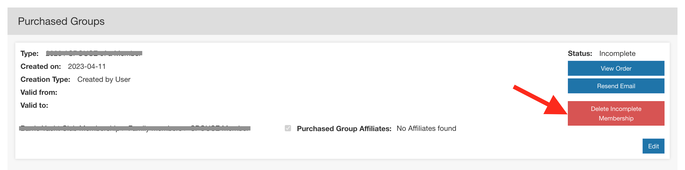 How To Delete An Incomplete Membership how-to-delete-an-incomplete-membership